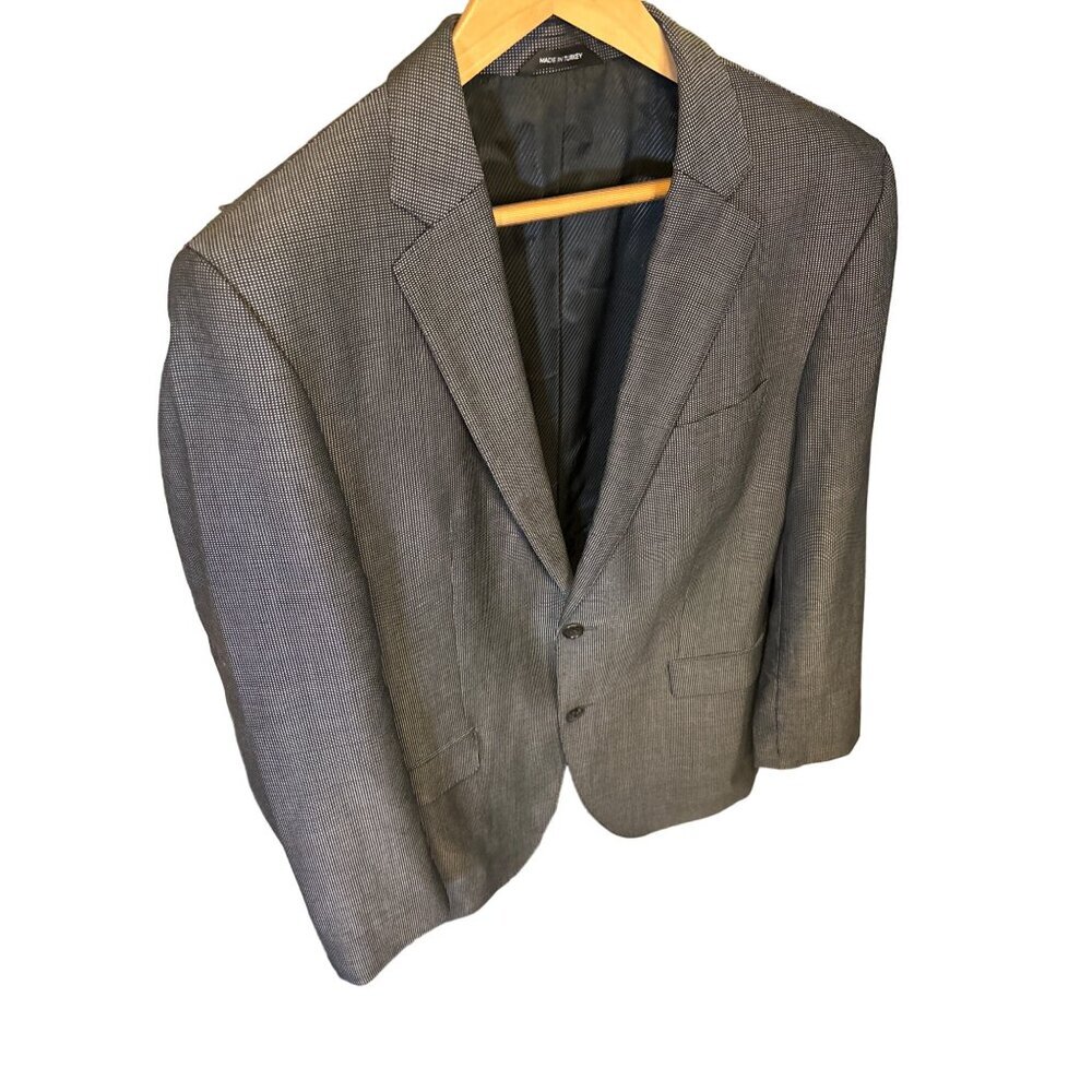 BOSS Hugo Boss Mens Silk Wool Blazer Sports Coat Sz 42L - Picture 4 of 10